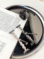 New Silk Scarf Metal Watch Strap