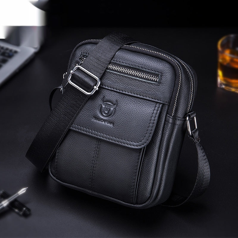 Leisure Mini Men's Leather Shoulder Crossbody Cash Bags