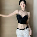 Pure Heavy Embroidery Butterfly Camisole