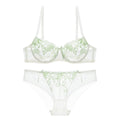 Women's embroidered bra set